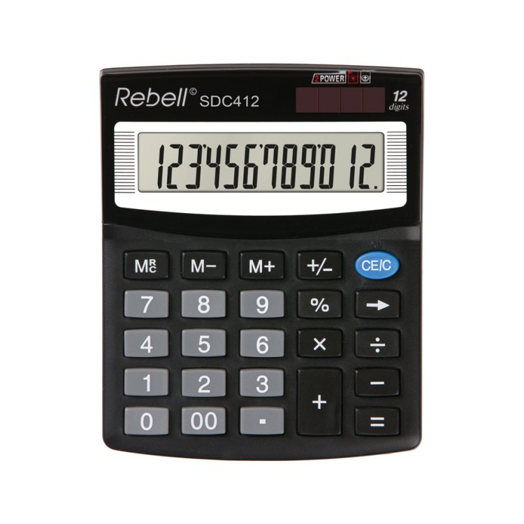 rebell-sdc-412-kalkulator Rebell SDC 412 Kalkulator - Image 1
