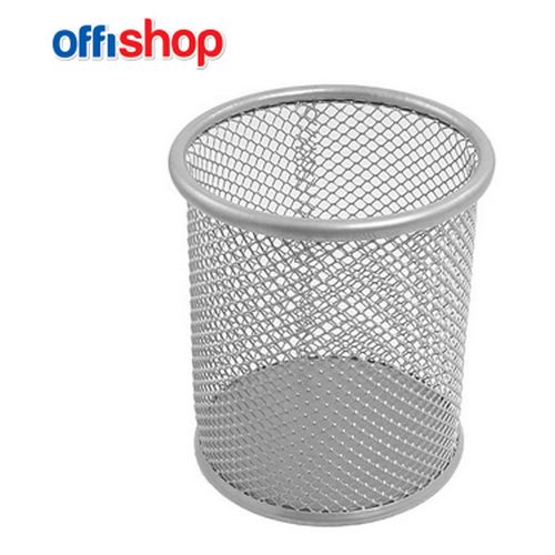 Čaša za olovke Žičana Grey 90x98mm OF195