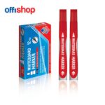 Whiteboard Marker Red Round Tip 2.0-3.5mm OF096