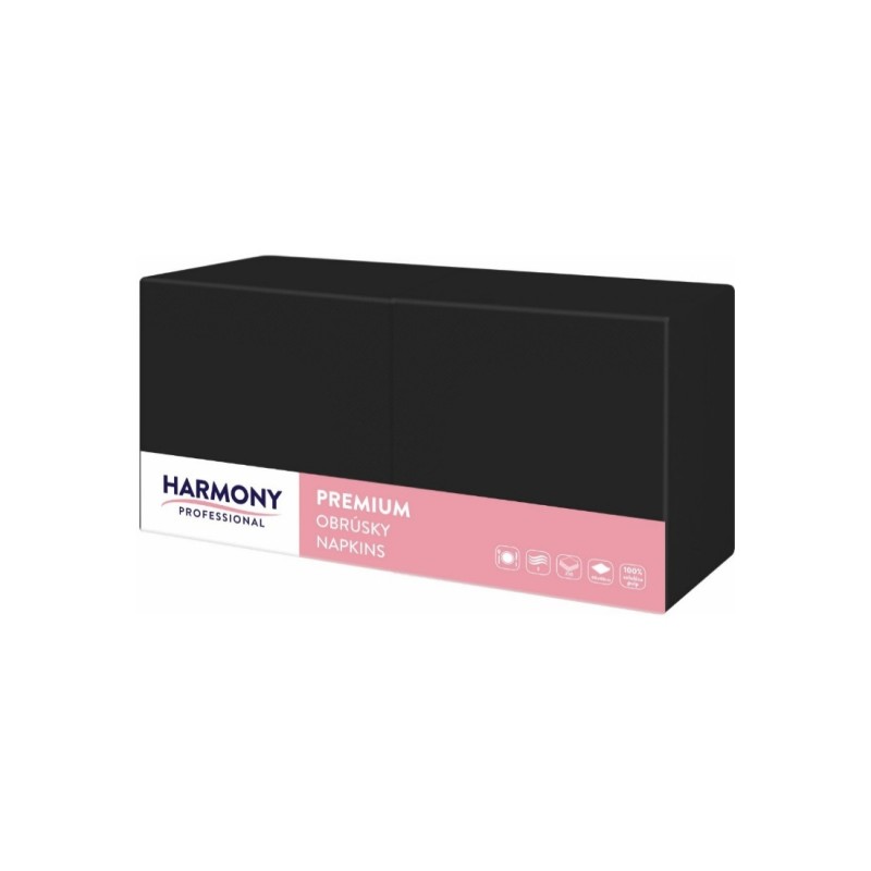 salvete-crne-harmony-professional-24x24cm-250-lista-1 Salvete Crne Harmony Professional 24x24cm 250 Lista - Image 1