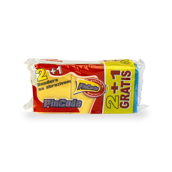sundjer-pincode-sa-abrazivom-2-plus-1-1 Sundjer PinCode Sa Abrazivom 2 Plus 1 - Image 1