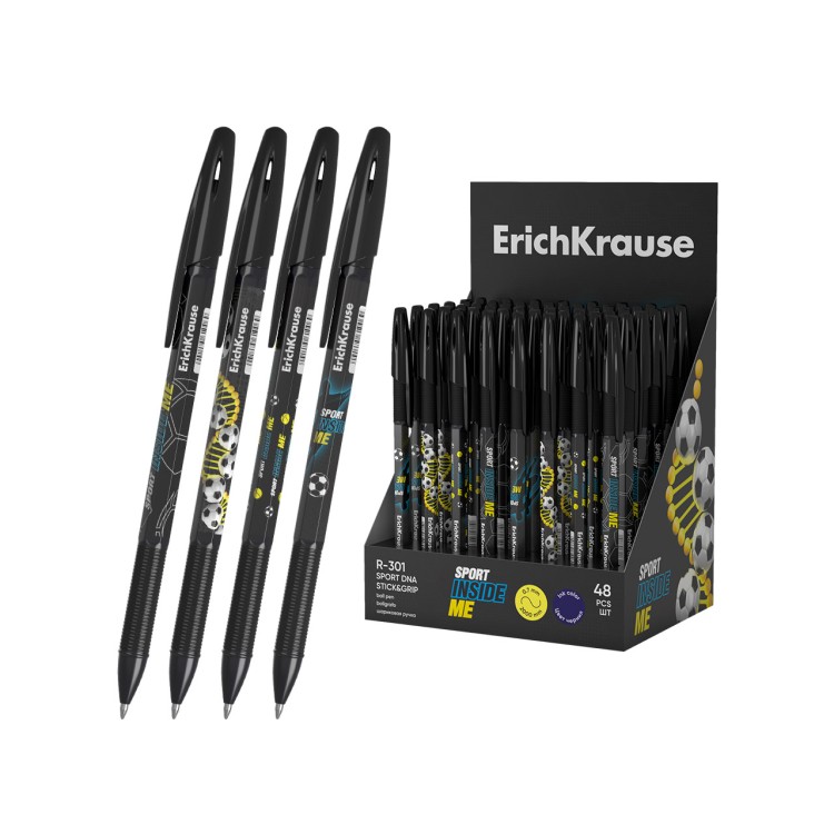 hemijska-olovka-erich-krause-r-301-stick-&-grip-sport-dna-07-mm Hemijska Olovka Erich Krause R 301 Stick & Grip Sport DNA 07 mm - Image 1